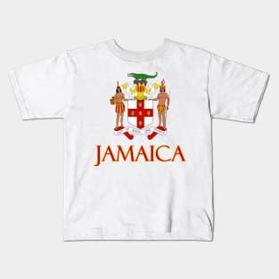 Jamaica - Coat of Arms Design Kids T-Shirt